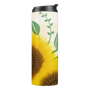 Hybrid Nouveau Sonnenblumen Thermosbecher