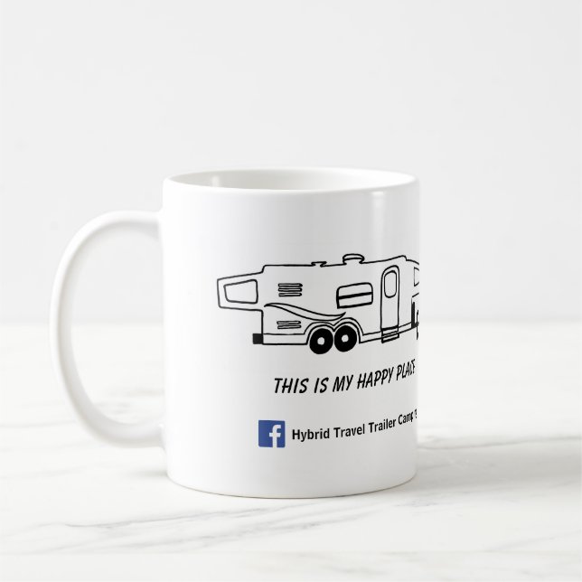 Hybride Camper-Tasse - dieses ist mein glücklicher Kaffeetasse (Links)