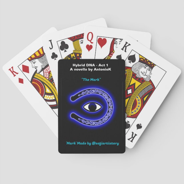 Hybride DNA-Spielkarten Spielkarten (Rückseite)