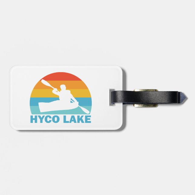 Hyco Lake North Carolina Kayak Gepäckanhänger (Rückseite horizontal)