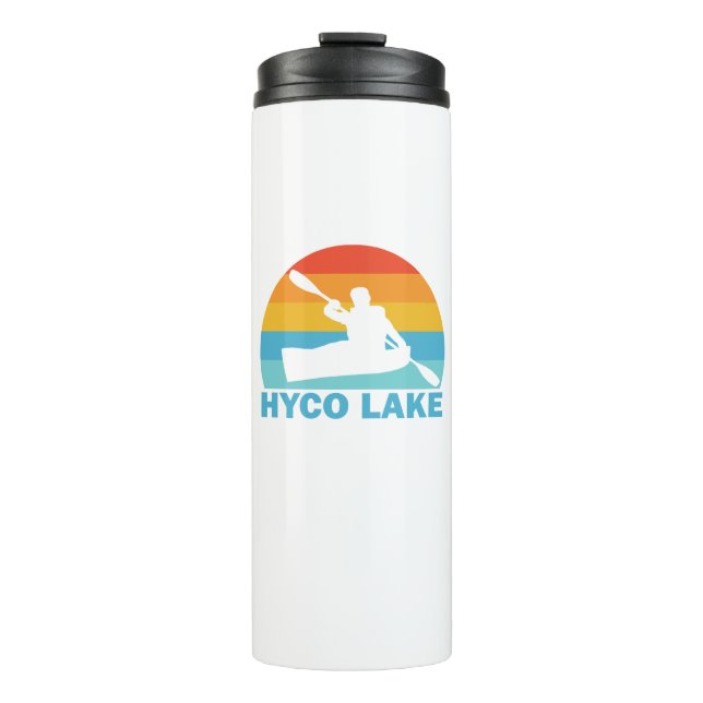 Hyco Lake North Carolina Kayak Thermosbecher (Vorderseite)
