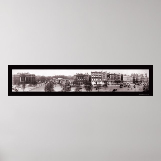 Hyde Park, London Foto 1909 Poster (Vorne)