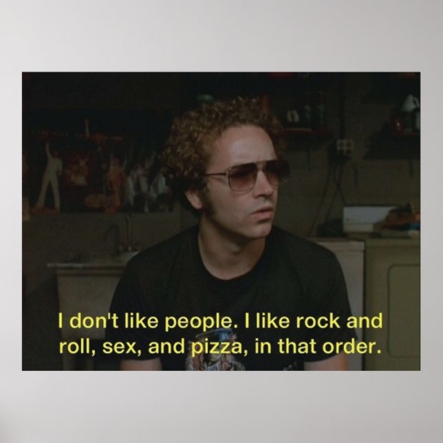 Hyde Zitat aus dieser 70er-Show Poster (Vorne)