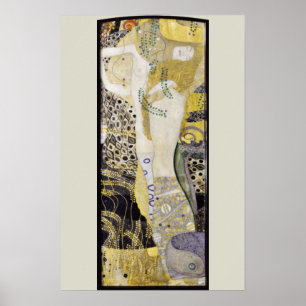 Hydra (alias Water Serpents I) von Gustav Klimt Poster
