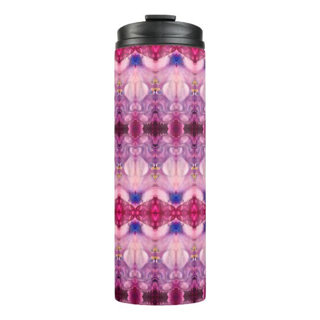 Hydra Ikat 9 Sangria Thermosbecher (Vorderseite)