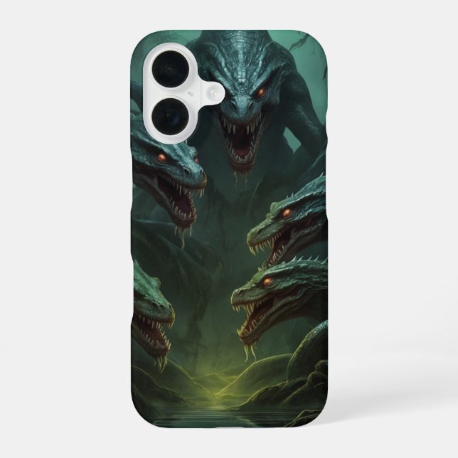 Hydra-Schlange iPhone 16 Hülle (Rückseite)
