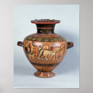 Hydra zeigt den Abgang eines Kriegers Poster