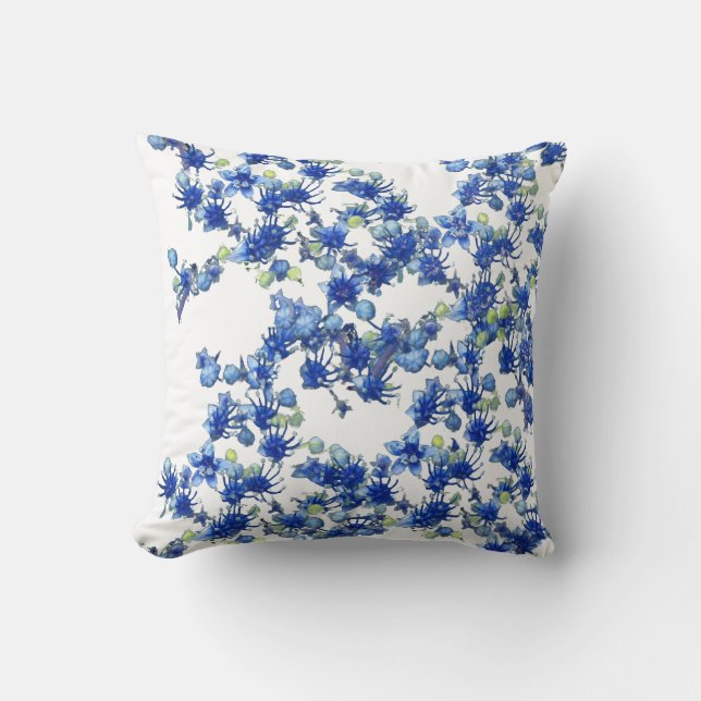 Hydrangea bgc transparent kissen (Vorderseite)