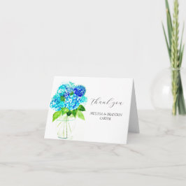 Hydrangea Bleu Floral Rustique Mariage Merci 