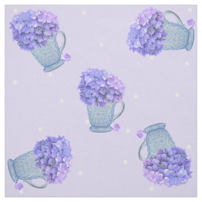 Hydrangea Bloom Fabric Stoff (Muster)