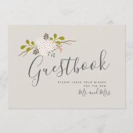 Hydrangea Blooms Botanische Hochzeitsega Einladung