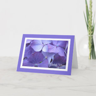 Hydrangea Blume Blank Danke Karte