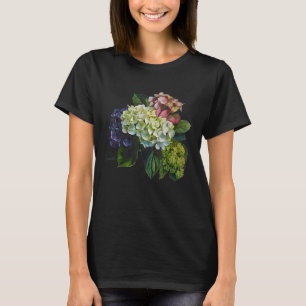 Hydrangea Blume Blumenliebhaber T-Shirt