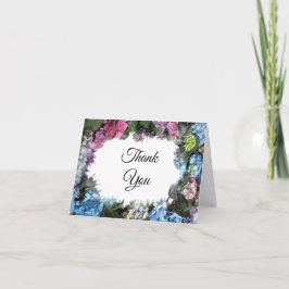 Hydrangea Blume Frame Vielen Dank Dankeskarte
