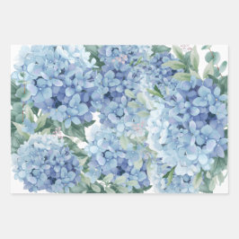 Hydrangea-Blume Geschenkpapier Set