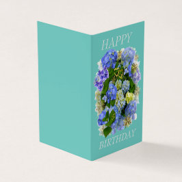 HYDRANGEA BLUME GLÜCKLICH BIRTHTAG