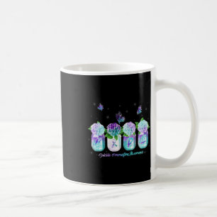Hydrangea Blume Schmetterling Suizidprävention Kri Kaffeetasse