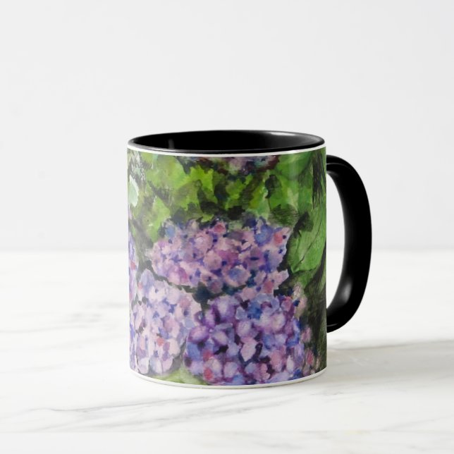 Hydrangea-Blume Tasse (VorderseiteRechts)