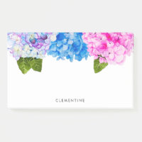 Hydrangea-Blumen, Watercolor, personalisiert
