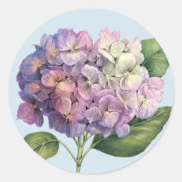 Hydrangea-Blüte Runder Aufkleber