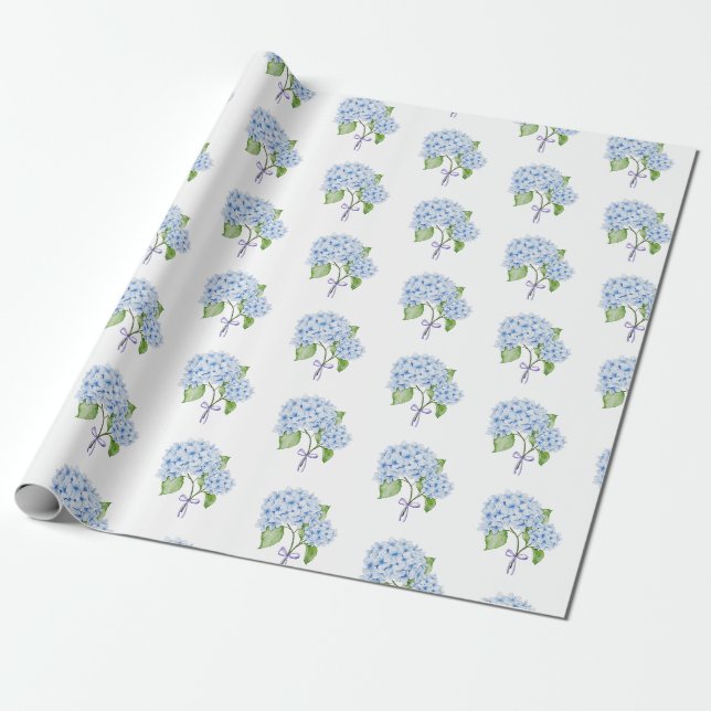 Hydrangea-Bogen Geschenkpapier (Ungerollt)