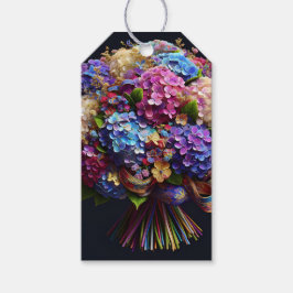 Hydrangea-Bouquet von Natasha Us Geschenkanhänger