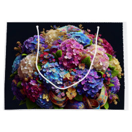 Hydrangea-Bouquet von Natasha Us Große Geschenktüte