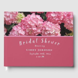 Hydrangea Brautparty Gästebuch