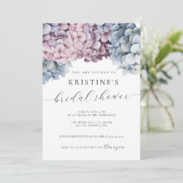 Hydrangea Bridal Dusche Einladung