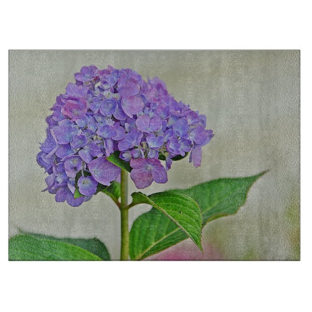 Hydrangea Cutting Board Schneidebrett (Vorderseite)