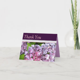 Hydrangea Dankeschön-Karte Dankeskarte