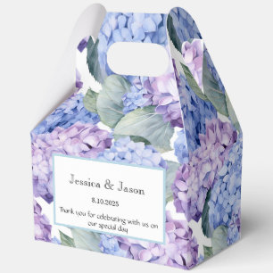 Hydrangea-Druck-Party-Geschenkbox Geschenkschachtel