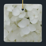 Hydrangea Flowers Floral White Elegant Blossom Keramikornament<br><div class="desc">Hydrangea Flowers Floral White Elegant Blossom Fotograf</div>