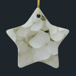 Hydrangea Flowers Floral White Elegant Blossom Keramikornament<br><div class="desc">Hydrangea Flowers Floral White Elegant Blossom Fotograf</div>