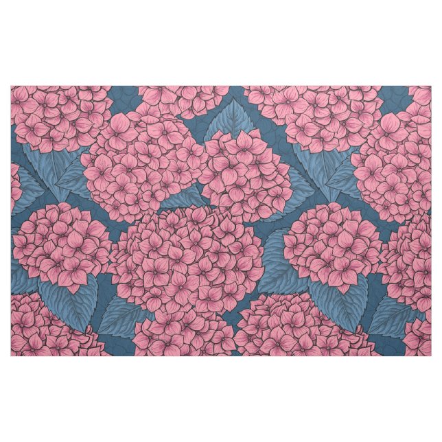 Hydrangea-Garten Stoff (Fat Quarter (45,7 x 55,9 cm))