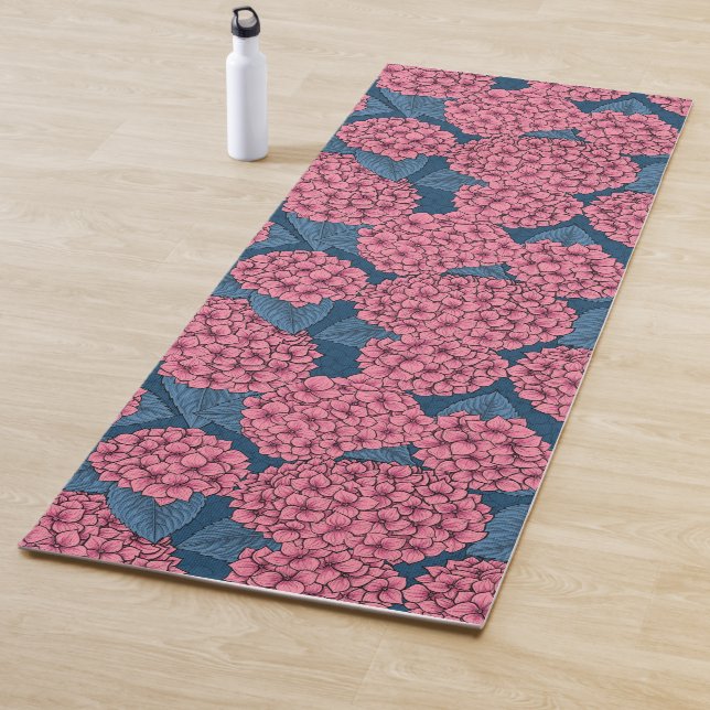 Hydrangea-Garten Yogamatte (Beispiel)