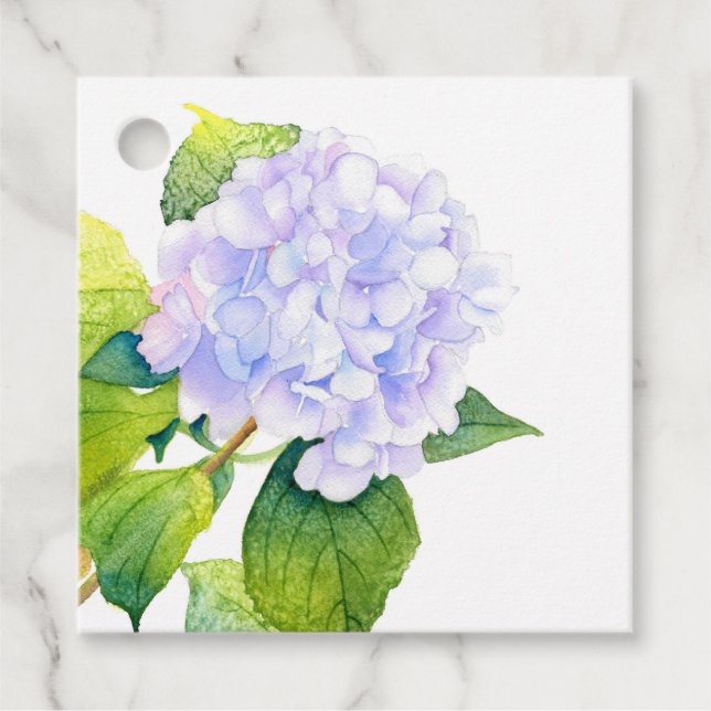 Hydrangea Geschenkanhänger (Vorderseite)