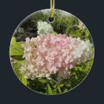 Hydrangea Grandiflora Keramik Ornament<br><div class="desc">Blooming hydrangea</div>