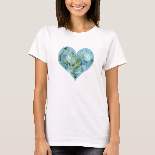 Hydrangea Heart T-Shirt (Vorderseite)