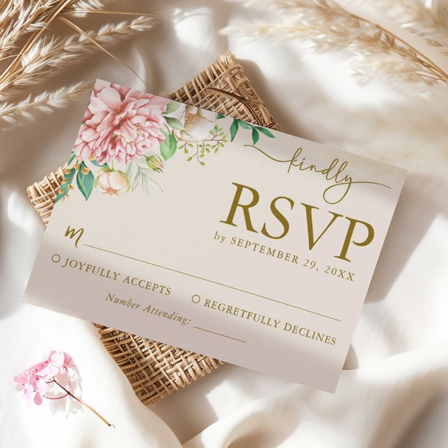 Hydrangea-Hochzeitsaktionskarte für Wasserfarben RSVP Karte (Von Creator hochgeladen)