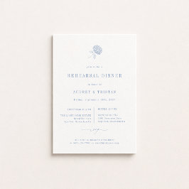 HYDRANGEA Hochzeitsprobe Dinner Ankündigung