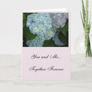 Hydrangea Jubiläum Karte