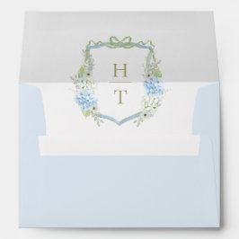 Hydrangea-Kamm Hellblaues Kuvert