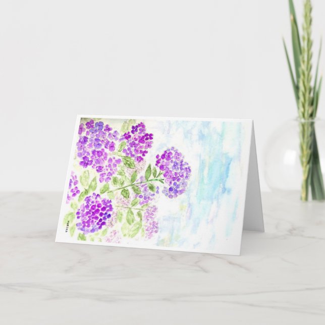 Hydrangea Karte (Vorderseite)