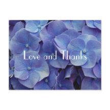 Hydrangea Lila Vielen Dank Postcard