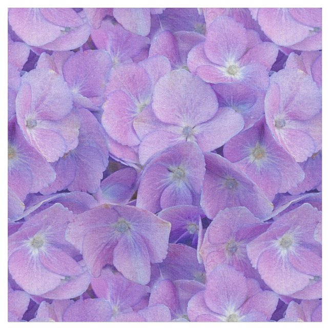 Hydrangea Lilac Stoff (Nahaufnahme)