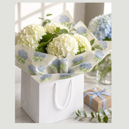 Hydrangea Luxe Florales Seidenpapier | Elegantes B