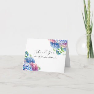 Hydrangea Mitgefühl Florales Begräbnis Danke