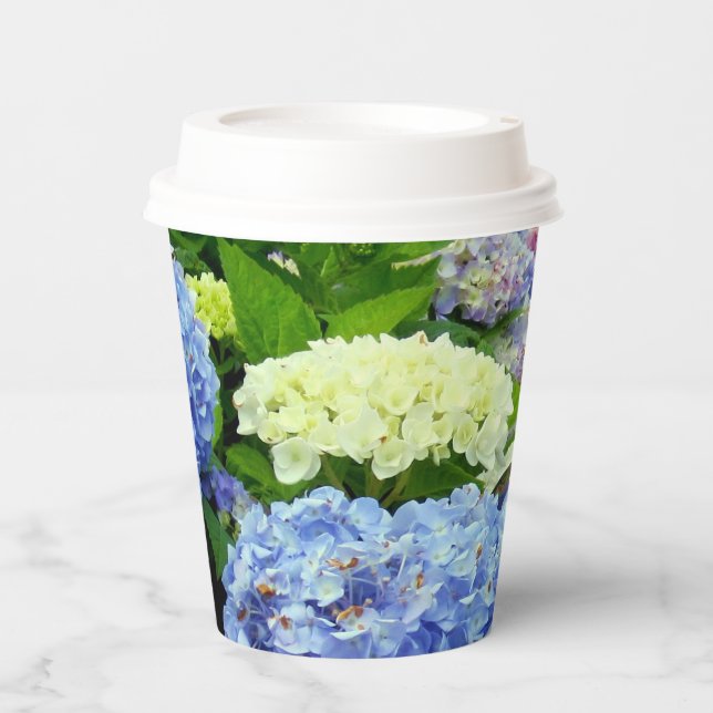 Hydrangea Mix-PAPER PARTY CUPS Pappbecher (Vorderseite)