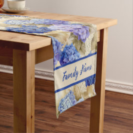 Hydrangea Muster Kurz Table Runner Kurzer Tischläufer